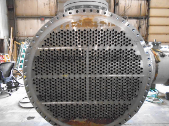 Return End Tubesheet of 6 pass heat exchanger