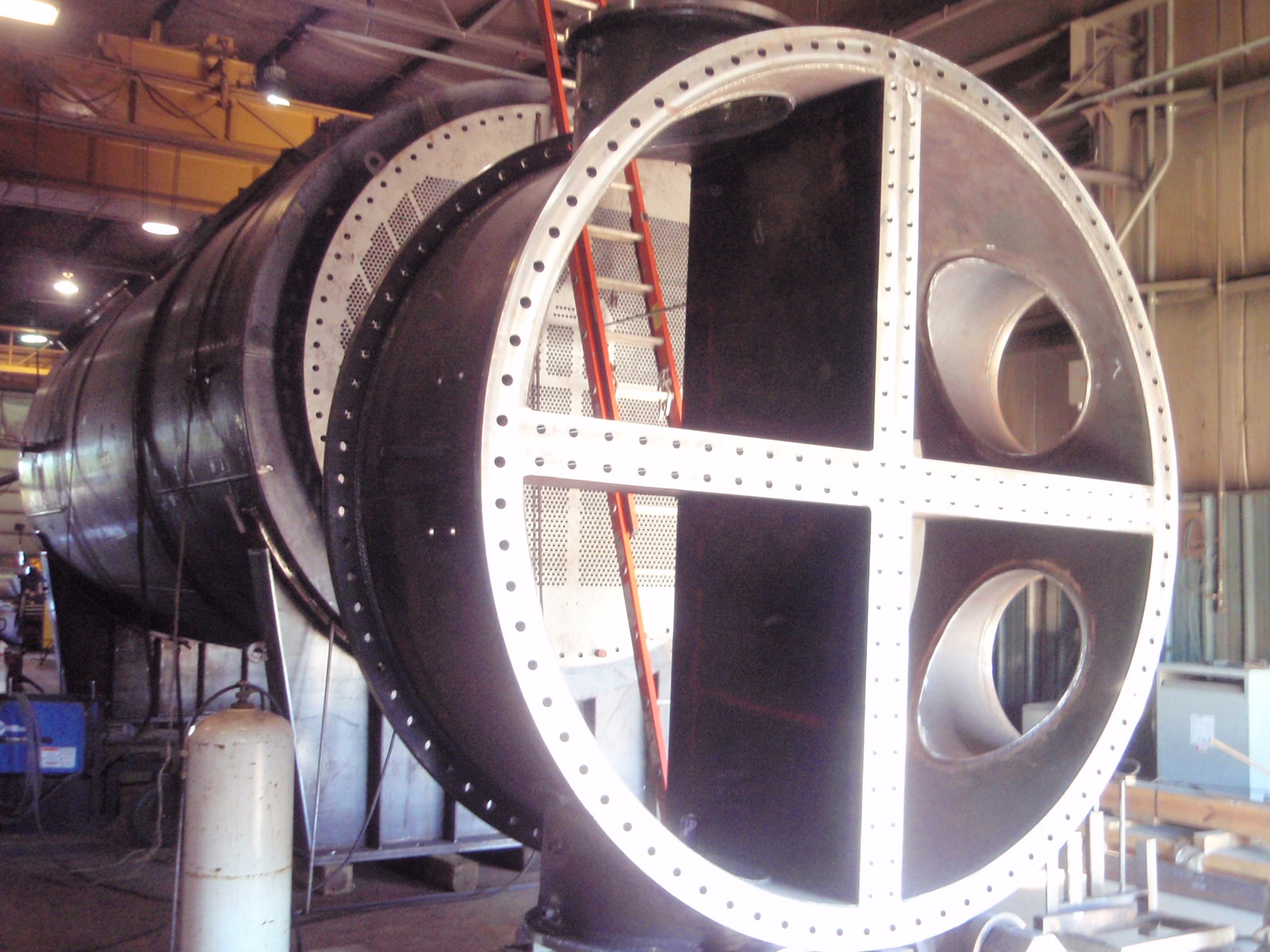 Hanging Waterbox onto Steam Condenser