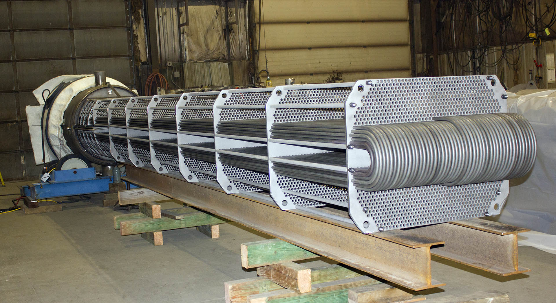 Baffles Assembled into Feedwater Heater