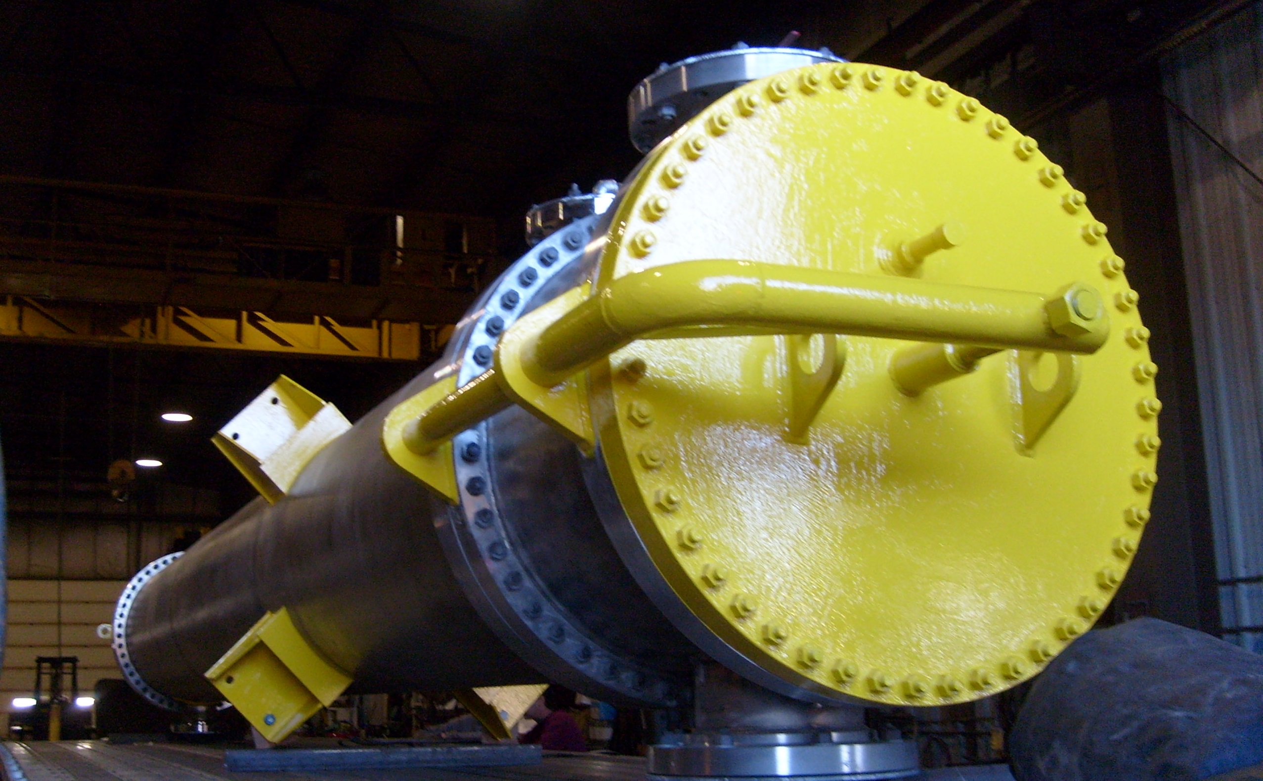 Close Up of Steam Economizer Head Closure