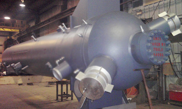 Completed Hemihead Feedwater Heater